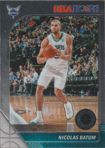 2019-20 Panini NBA Hoops Premium Stock Nicolas Batum #22