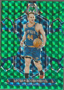 2023-24 Panini Mosaic Green Mosaic Prizm Bojan Bogdanovic #167