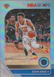 2019-20 Panini NBA Hoops Premium Stock Silver Prizm Kevin Knox II #123