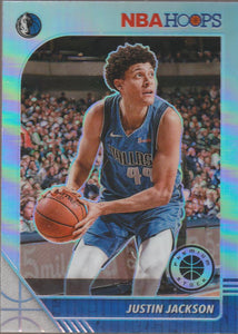 2019-20 Panini NBA Hoops Premium Stock Silver Prizm Justin Jackson #44
