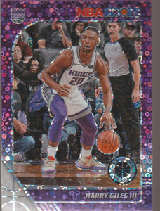 2019-20 Panini NBA Hoops Premium Stock Purple Disco Prizm Harry Giles #170