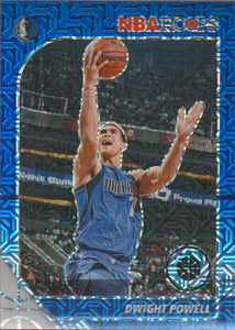 2019-20 Panini NBA Hoops Premium Stock Blue Mojo Prizm 43/99 Dwight Powell #45