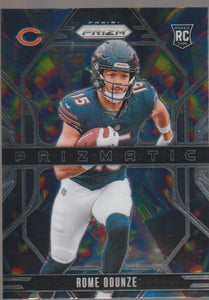 2024 Panini Prizm Prizmatic Rome Odunze #9 RC