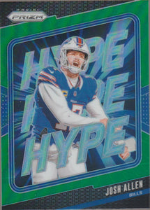 2024 Panini Prizm Hype Hype Hype Green Josh Allen 13