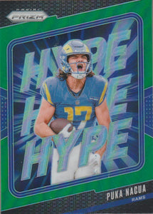 2024 Panini Prizm Hype Hype Hype Green Puka Nacua #3