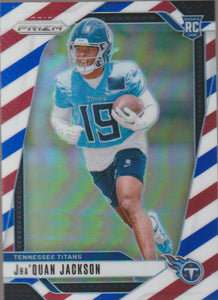 2024 Panini Prizm Red White Blue Jha'Quan Jackson #352 RC