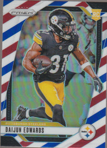 2024 Panini Prizm Red White Blue Daijuan Edwards #323 RC