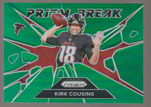 2024 Panini Prizm Break Green Kirk Cousins #7