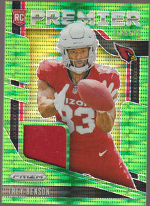 2024 Prizm Football Premier Jerseys Green Pulsar Trey Benson #PJ-TBN RC