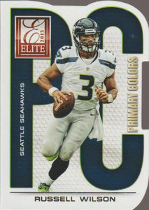 2013 Panini Elite Primary Colors Russell Wilson #18