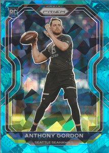 2020 Prizm Football Blue Ice 60/99 Anthony Gordon #391 RC