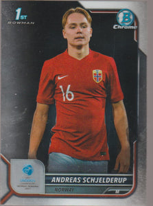 2022 Bowman Chrome UEFA Under 21 Andreas Schjelderup #1