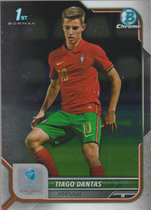 2022 Bowman Chrome UEFA Under 21 Tiago Dantas #18