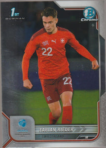 2022 Bowman Chrome UEFA Under 21 Fabian Rieder #28