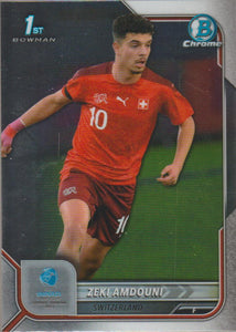 2022 Bowman Chrome UEFA Under 21 Zeki Amdouni #42