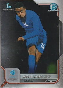 2022 Bowman Chrome UEFA Under 21 Miguel Azeez #27