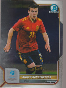 2022 Bowman Chrome UEFA Under 21 Ander Barrenetxea #25