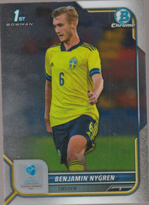 2022 Bowman Chrome UEFA Under 21 Benjamin Nygren #32