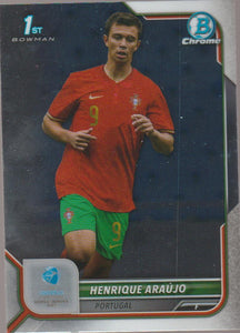 2022 Bowman Chrome UEFA Under 21 Henrique Araujo #36