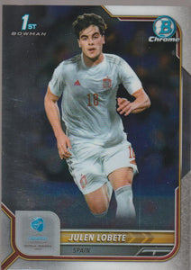 2022 Bowman Chrome UEFA Under 21 Julen Lobete #93