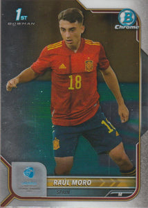2022 Bowman Chrome UEFA Under 21 Raul Moro #128