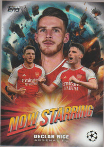 2023-24 Topps UEFA Club Competitions Now Starring Declan Rice #NS-11