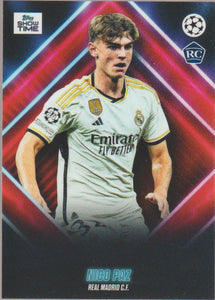2023-24 Topps UEFA Club Competitions Showtime Nic Paz RC