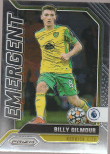 2021-22 Prizm Premier League Emergent Billy Gilmour #21