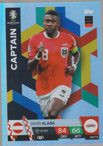 2024 Topps UEFA Euro 2024 Match Attax Captain David Alaba #AUT5