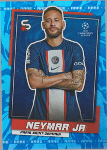 2022-23 Topps UEFA Club Competitions Superstars Rare Neymar Jr. #136