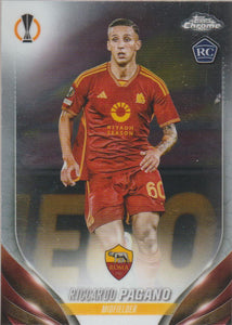 2023-24 Topps Chrome UEFA Club Competitions Riccardo Pagano #12 RC