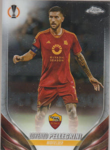 2023-24 Topps Chrome UEFA Club Competitions Lorenzo Pellegrini #86