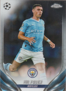 2023-24 Topps Chrome UEFA Club Competitions Phil Foden #84