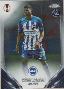 2023-24 Topps Chrome UEFA Club Competitions Carlos Baleba #113 RC
