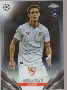 2023-24 Topps Chrome UEFA Club Competitions Manu Bueno #122 RC