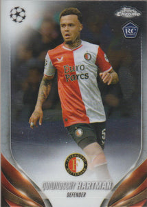 2023-24 Topps Chrome UEFA Club Competitions Quilindschy Hartman #185 RC