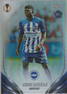 2023-24 Topps Chrome UEFA Club Competitions Refractor Carlos Baleba #113 RC
