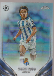 2023-24 Topps Chrome UEFA Club Competitions Refractor Takefusa Kubo #45