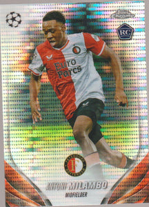 2023-24 Topps Chrome UEFA Club Competitions Pulsar Refractor Antoni Milambo #140 RC