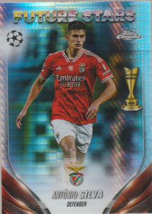 2023-24 Topps Chrome UEFA Club Competitions Prism Refractor Antonio Silva #123