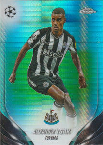 2023-24 Topps Chrome UEFA Club Competitions Aqua Prism Refractor Alexander Isak #61