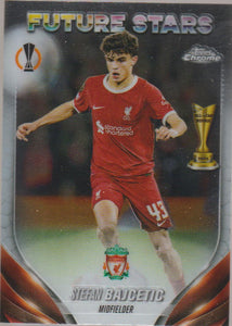 2023-24 Topps Chrome UEFA Club Competitions Future Stars Stefan Bajcetic #81