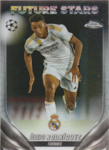 2023-24 Topps Chrome UEFA Club Competitions Future Stars Alvaro Rodriguez #134