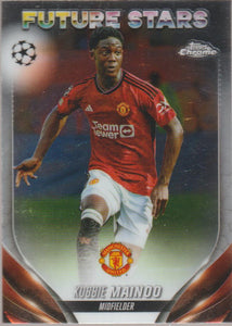 2023-24 Topps Chrome UEFA Club Competitions Future Stars Kobbie Mainoo #57