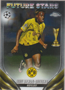 2023-24 Topps Chrome UEFA Club Competitions Future Stars Jamie Bynoe-Gittens #187