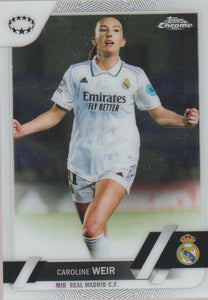 2022-23 Topps Chrome UEFA Women's Champions League Caroline Weir #50