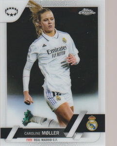 2022-23 Topps Chrome UEFA Women's Champions League Caroline Moller #77