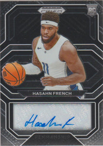 2021-22 Prizm Draft Picks Basketball College Penmanship Hasahn French #CP-HFR