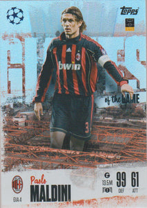 2024-25 Topps UEFA Club Competitions Match Attax Giants of the Game Limited Edition Paolo Maldini #GIA4