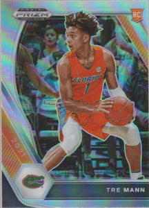 2021-22 Prizm Draft Picks Basketball Silver Prizm Tre Mann #21 RC